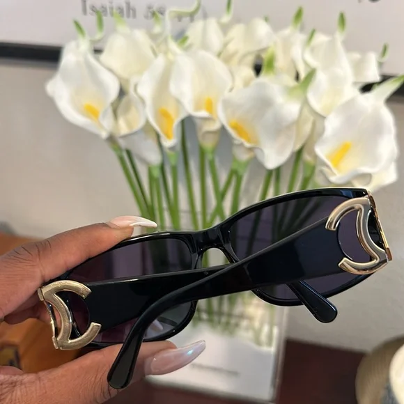 CHANEL 90s Vintage Cocomark Women's Sunglasses 🕶️✨ - Picture 3 of 15